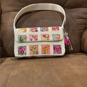 VIRAL TJ MAXX Beaded Floral Handbag